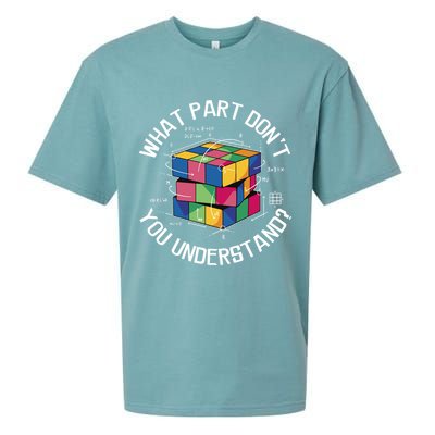 Funny Puzzle Cube Sueded Cloud Jersey T-Shirt