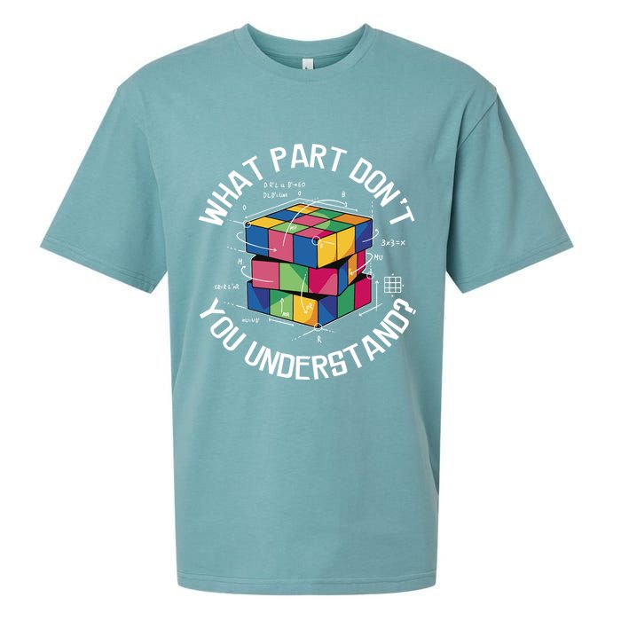 Funny Puzzle Cube Sueded Cloud Jersey T-Shirt