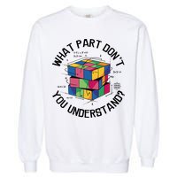 Funny Puzzle Cube Garment-Dyed Sweatshirt