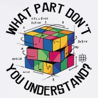 Funny Puzzle Cube Garment-Dyed Sweatshirt