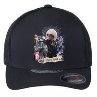 Feminist Punk Collage Not Your Doll Flexfit Unipanel Trucker Cap