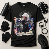Feminist Punk Collage Not Your Doll Performance Shirt