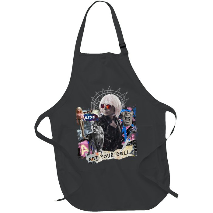 Feminist Punk Collage Not Your Doll Apron