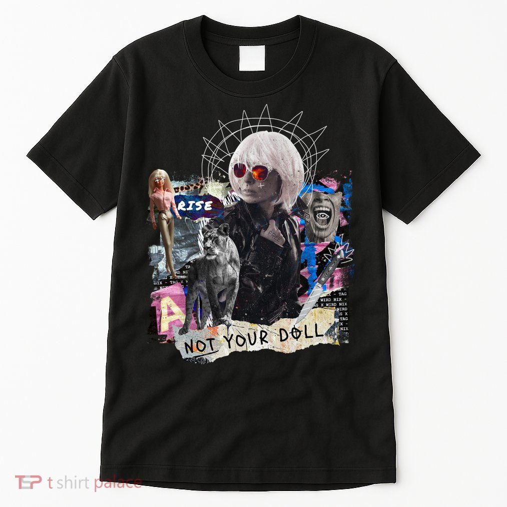 Feminist Punk Collage Not Your Doll Tall T-Shirt