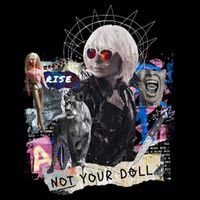 Feminist Punk Collage Not Your Doll Bucket Hat