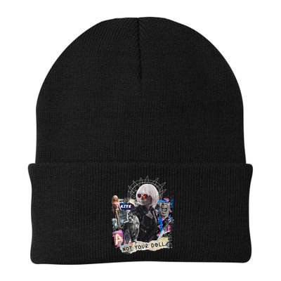 Feminist Punk Collage Not Your Doll Beanie