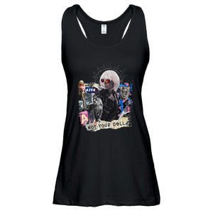 Feminist Punk Collage Not Your Doll Ladies Essential Flowy Tank