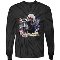 Feminist Punk Collage Not Your Doll Tie-Dye Long Sleeve Shirt