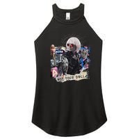 Feminist Punk Collage Not Your Doll Women's Perfect Tri Rocker Tank