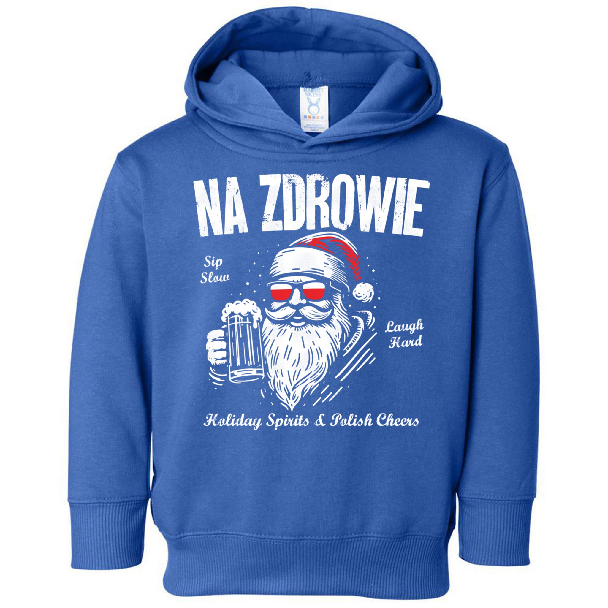 Funny Polish Christmas Santa Cool Na Zdrowie Poland Beer Meaningful Gift Toddler Hoodie