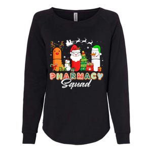 Funny Pills Christmas Lights Pharmacy Crew Reindeer Santa Cute Gift Womens California Wash Sweatshirt