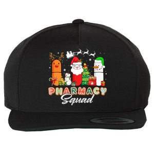 Funny Pills Christmas Lights Pharmacy Crew Reindeer Santa Cute Gift Wool Snapback Cap