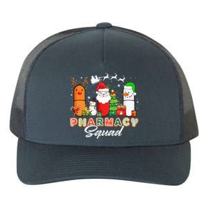 Funny Pills Christmas Lights Pharmacy Crew Reindeer Santa Cute Gift Yupoong Adult 5-Panel Trucker Hat