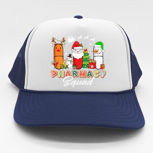 Funny Pills Christmas Lights Pharmacy Crew Reindeer Santa Cute Gift Trucker Hat