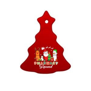 Funny Pills Christmas Lights Pharmacy Crew Reindeer Santa Cute Gift Ceramic Tree Ornament