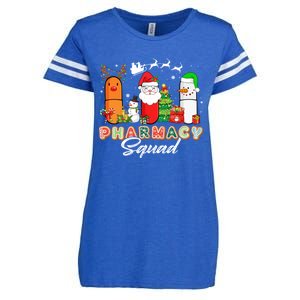 Funny Pills Christmas Lights Pharmacy Crew Reindeer Santa Cute Gift Enza Ladies Jersey Football T-Shirt