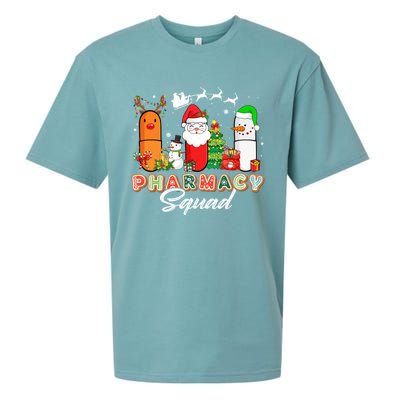 Funny Pills Christmas Lights Pharmacy Crew Reindeer Santa Cute Gift Sueded Cloud Jersey T-Shirt