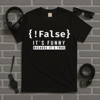 False Programmer Coding Code Coder Software T-Shirt