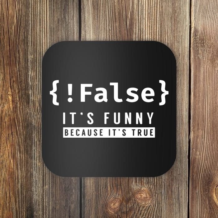 False Programmer Coding Code Coder Software Coaster