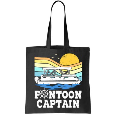 Funny Pontoon Captain Vintage Pontoon Boat Bag