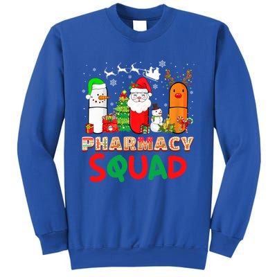 Funny Pills Christmas Lights Pharmacy Crew Reindeer Santa Gift Sweatshirt