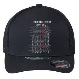 FireFighters Prayer Clothes Gift Flexfit Unipanel Trucker Cap