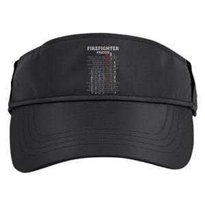 FireFighters Prayer Clothes Gift Adult Drive Performance Visor