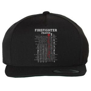 FireFighters Prayer Clothes Gift Wool Snapback Cap