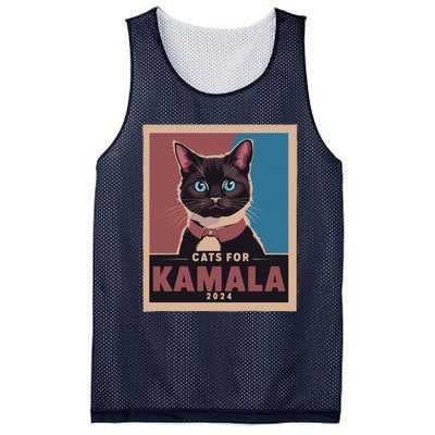 Funny Political Cats For Kamala Mesh Reversible Basketball Jersey Tank