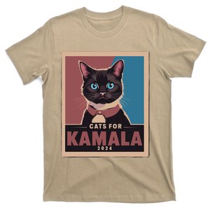 Funny Political Cats For Kamala T-Shirt