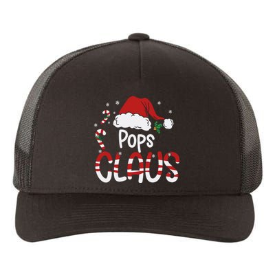 Funny Pops Claus Christmas Pajamas Santa Hat Costume Yupoong Adult 5-Panel Trucker Hat