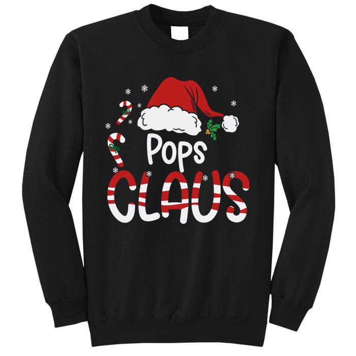 Funny Pops Claus Christmas Pajamas Santa Hat Costume Sweatshirt