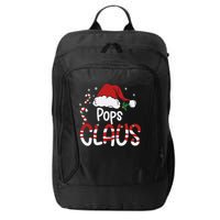 Funny Pops Claus Christmas Pajamas Santa Hat Costume City Backpack