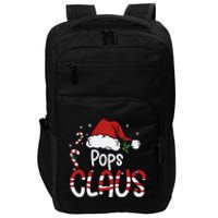 Funny Pops Claus Christmas Pajamas Santa Hat Costume Impact Tech Backpack