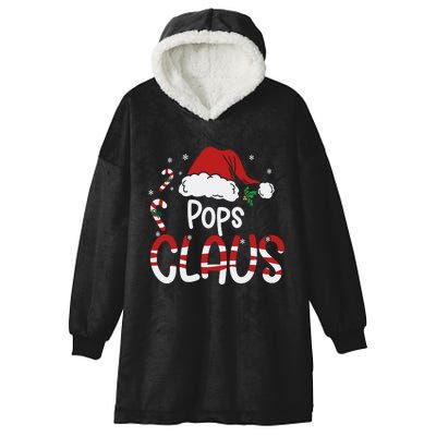 Funny Pops Claus Christmas Pajamas Santa Hat Costume Hooded Wearable Blanket