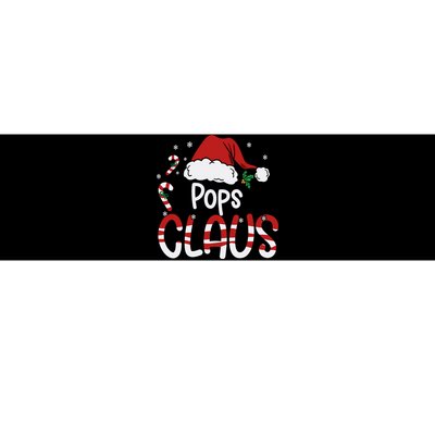 Funny Pops Claus Christmas Pajamas Santa Hat Costume Bumper Sticker