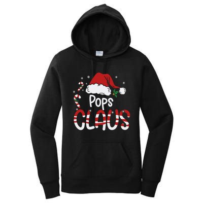 Funny Pops Claus Christmas Pajamas Santa Hat Costume Women's Pullover Hoodie