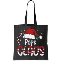 Funny Pops Claus Christmas Pajamas Santa Hat Costume Tote Bag