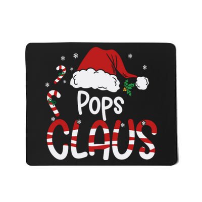 Funny Pops Claus Christmas Pajamas Santa Hat Costume Mousepad