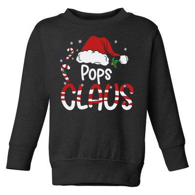 Funny Pops Claus Christmas Pajamas Santa Hat Costume Toddler Sweatshirt