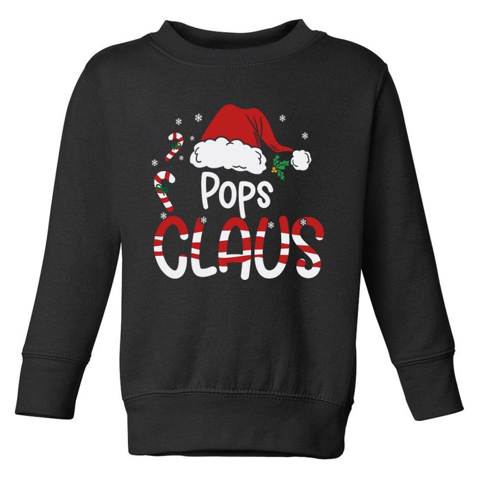 Funny Pops Claus Christmas Pajamas Santa Hat Costume Toddler Sweatshirt