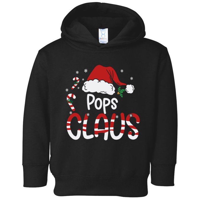 Funny Pops Claus Christmas Pajamas Santa Hat Costume Toddler Hoodie