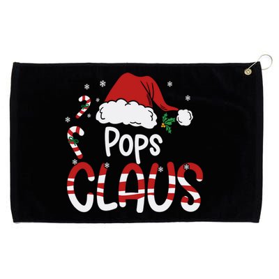 Funny Pops Claus Christmas Pajamas Santa Hat Costume Grommeted Golf Towel