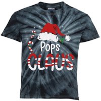 Funny Pops Claus Christmas Pajamas Santa Hat Costume Kids Tie-Dye T-Shirt