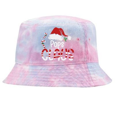 Funny Pops Claus Christmas Pajamas Santa Hat Costume Tie-Dyed Bucket Hat