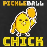 Funny Pickleball Chick Cool Comfort Performance Bucket Hat