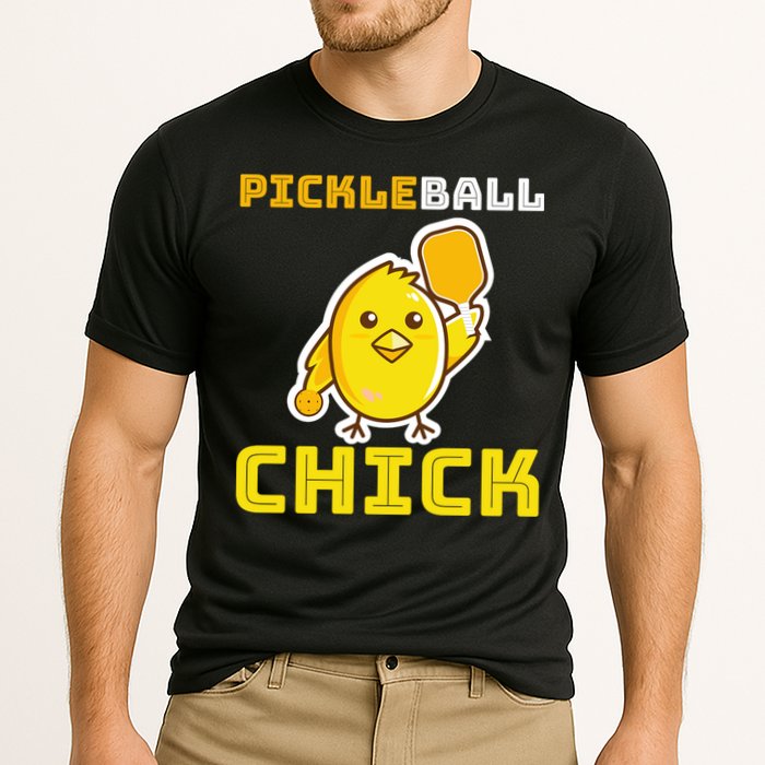 Funny Pickleball Chick Cooling Performance Crew T-Shirt