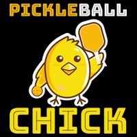 Funny Pickleball Chick Drawstring Bag