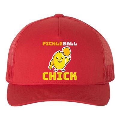 Funny Pickleball Chick Yupoong Adult 5-Panel Trucker Hat