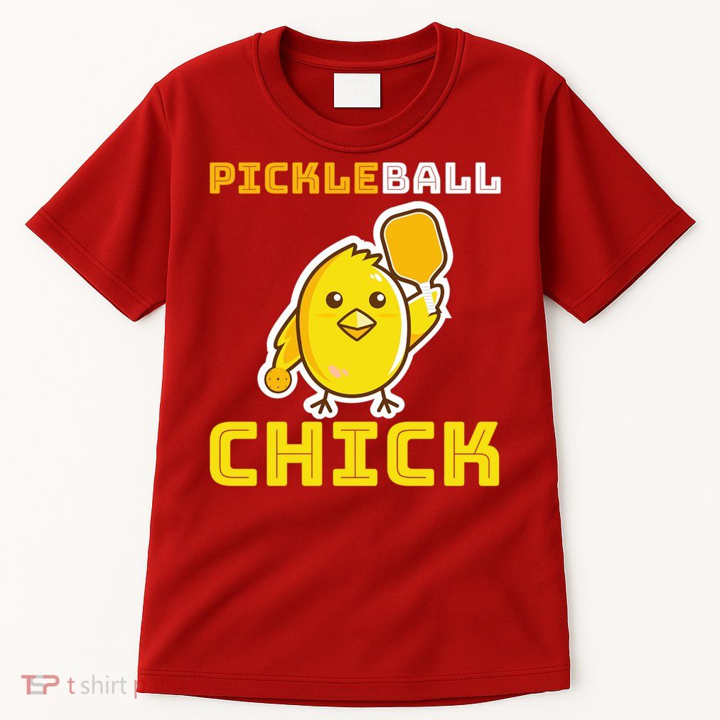Funny Pickleball Chick Tall T-Shirt